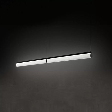 Lampa wisząca LED Slamp Modula Double, kryształ, czarny