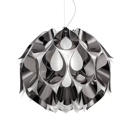 Designerska lampa wisząca Flora M, cyna