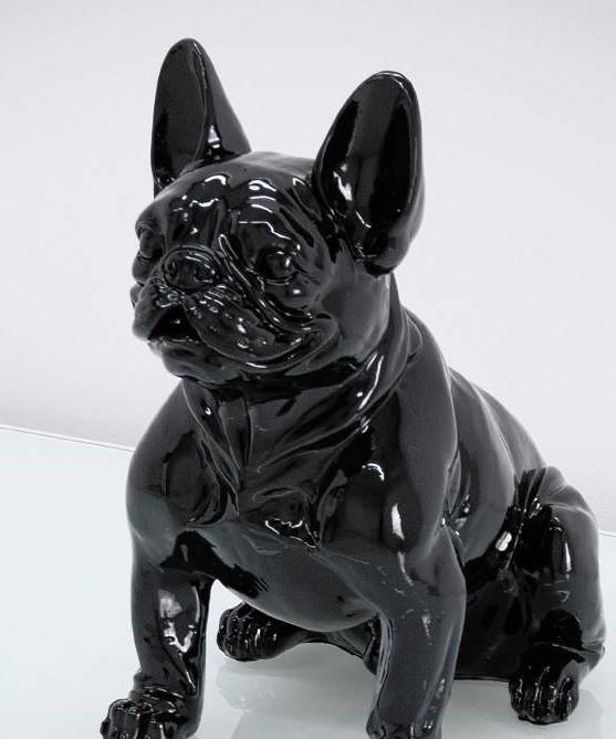 Figura buldog francuski czarny