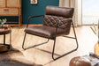 Fotel Mustang Lounger vintage ciemnobrązowy / 39483 / INVICTA INTERIOR