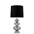 LAMPA NOCNA CZARNO-SREBRNA BRISTON