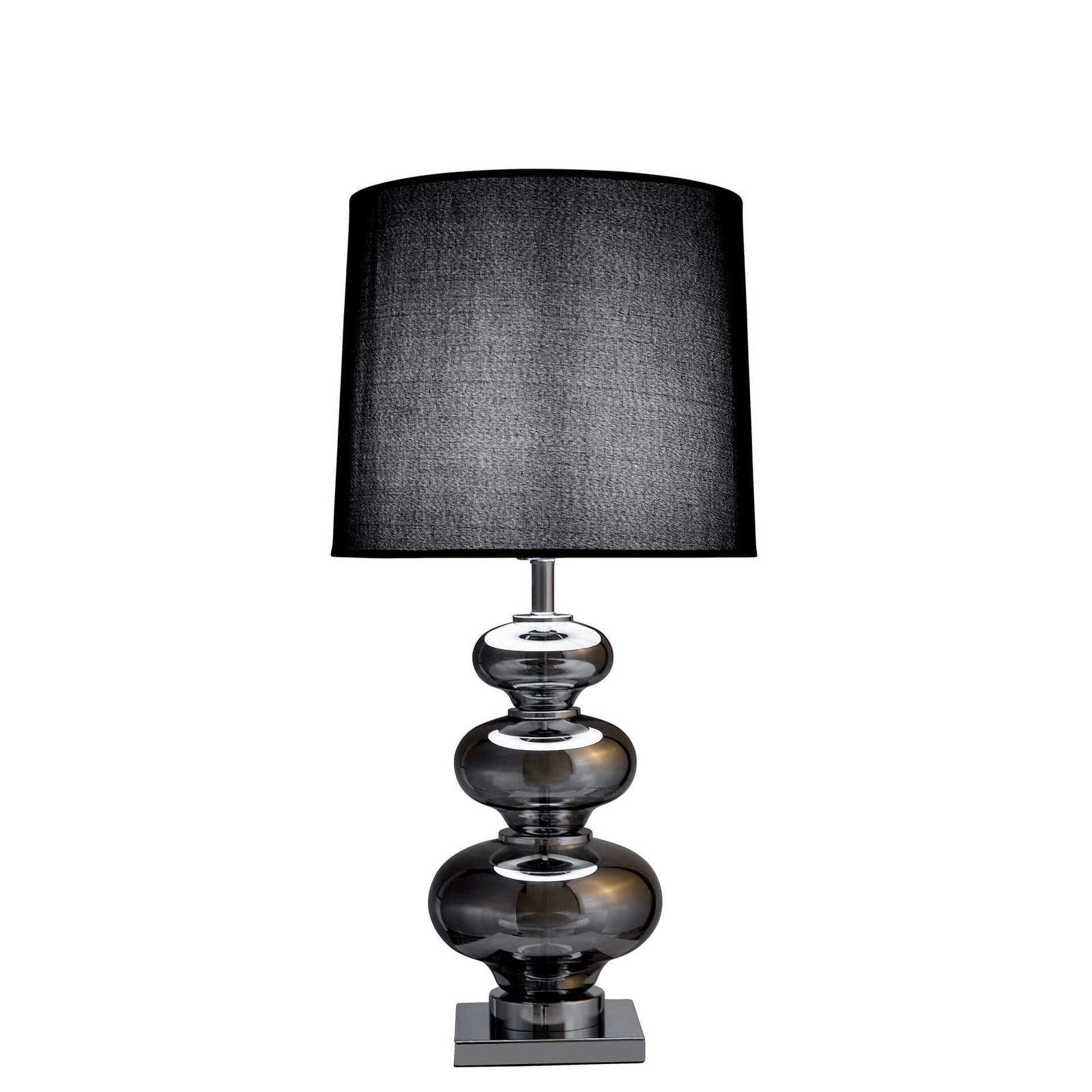 LAMPA NOCNA CZARNO-SREBRNA BRISTON