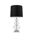 LAMPA NOCNA GLAMOUR CZARNA BRISTON