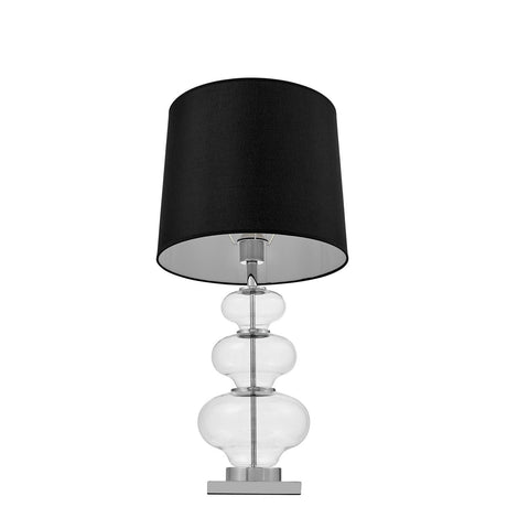 LAMPA NOCNA GLAMOUR CZARNA BRISTON