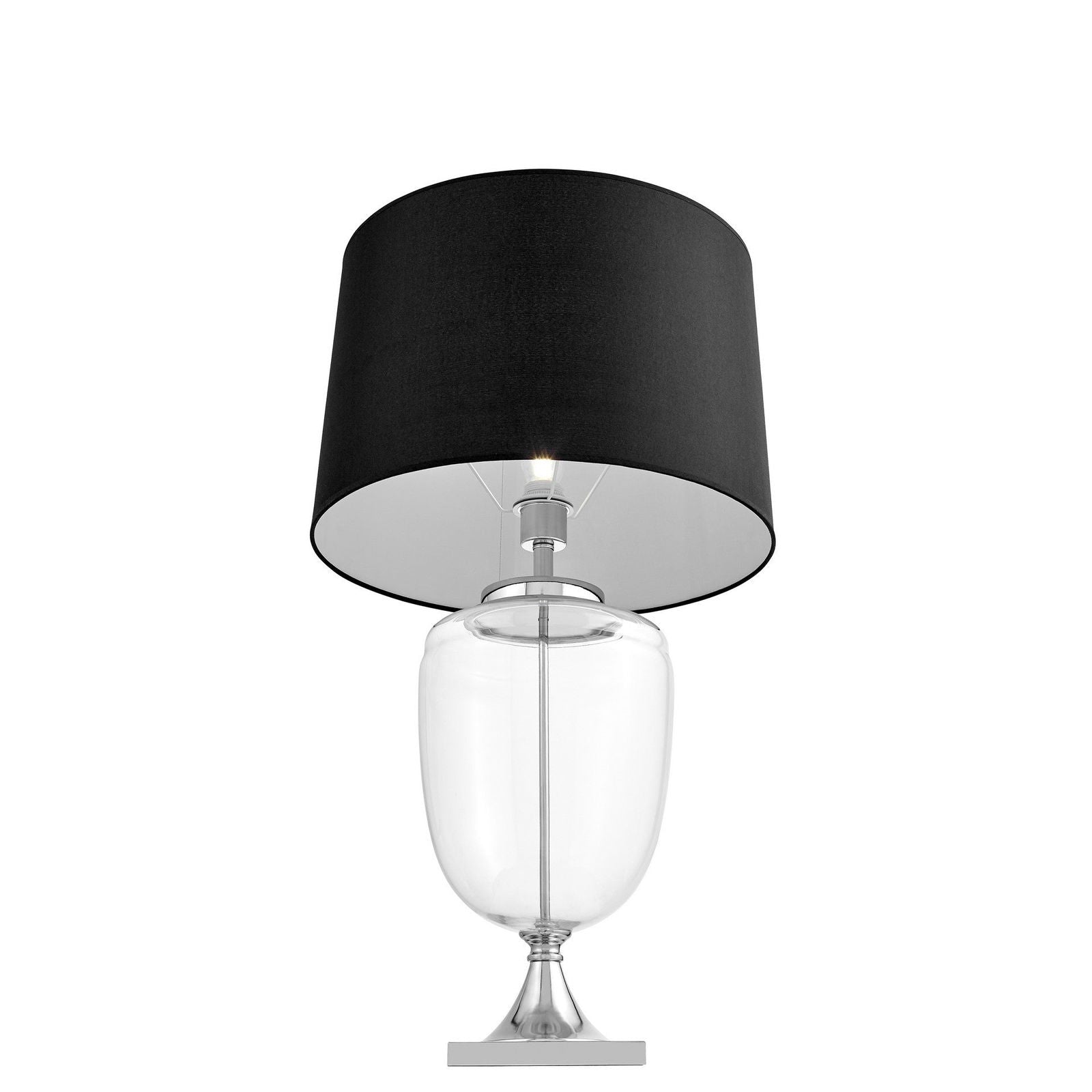 LAMPA NOCNA GLAMOUR CZARNA OLIMPIA