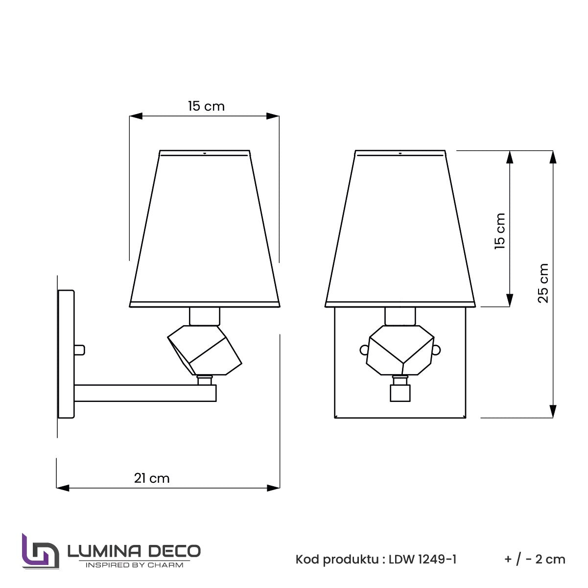 LAMPA ŚCIENNA KINKIET BIAŁO-CHROMOWANY MONTERO W1