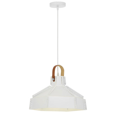 LAMPA SUFITOWA WISZĄCA LOFT BIAŁA DONA W1