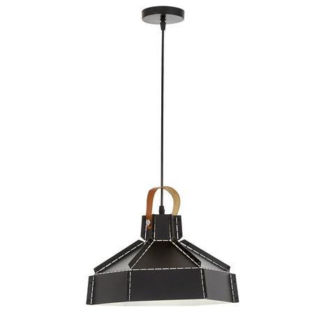 LAMPA SUFITOWA WISZĄCA LOFT CZARNA DONA W1