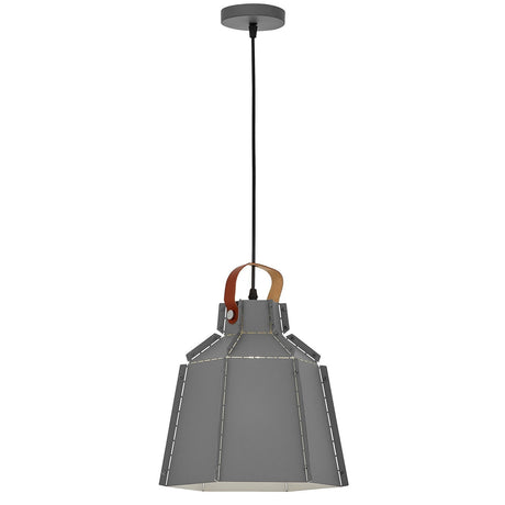 LAMPA SUFITOWA WISZĄCA LOFT SZARA MONA W1