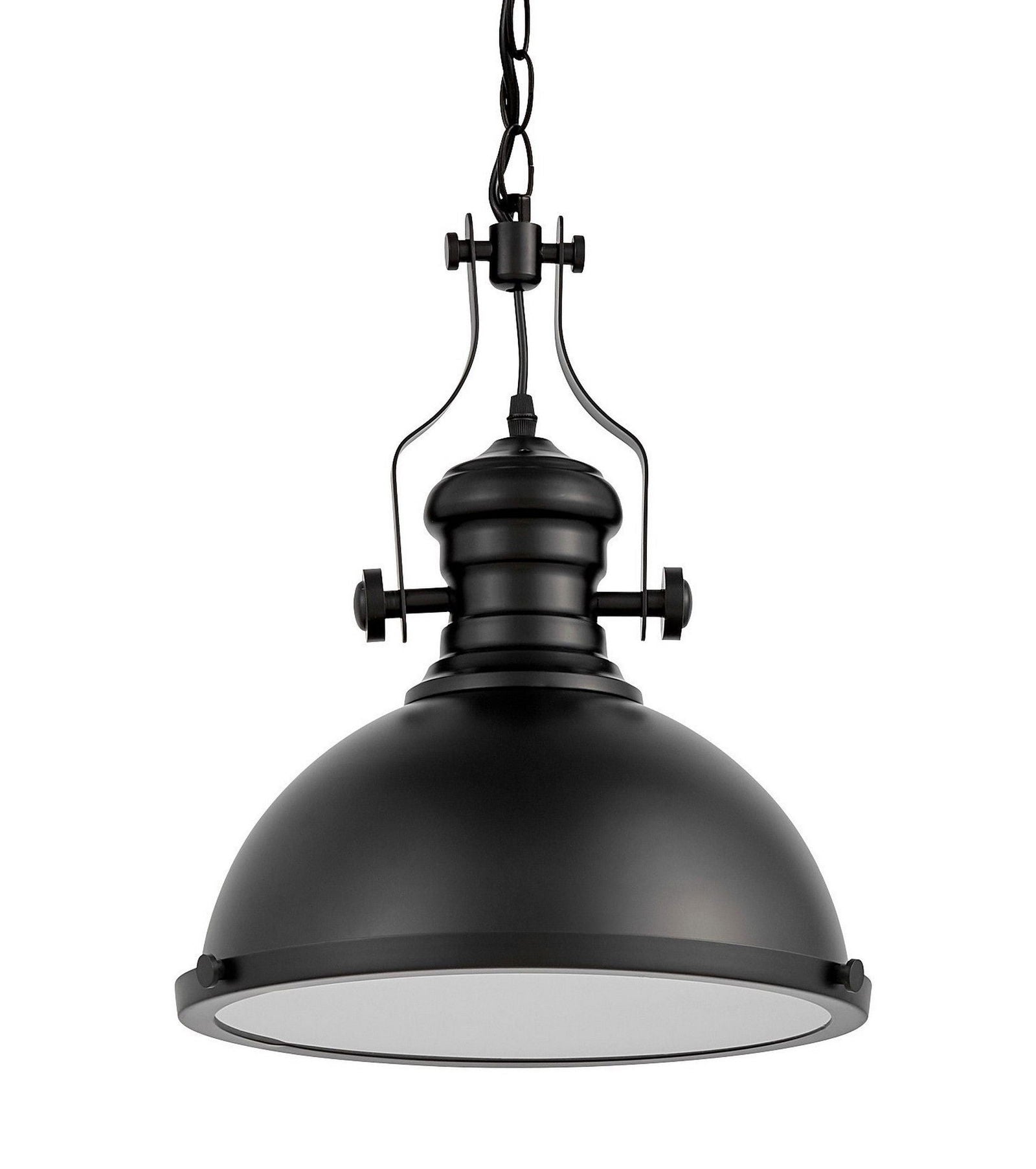 LAMPA WISZĄCA INDUSTRIALNA CZARNA DUŻA ELIGIO W3