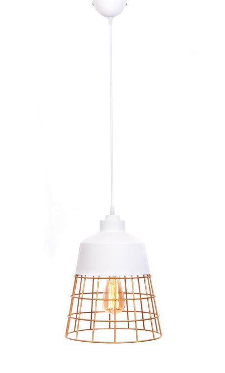 LAMPA WISZĄCA INDUSTRIALNA LOFT BIAŁA BAGSY