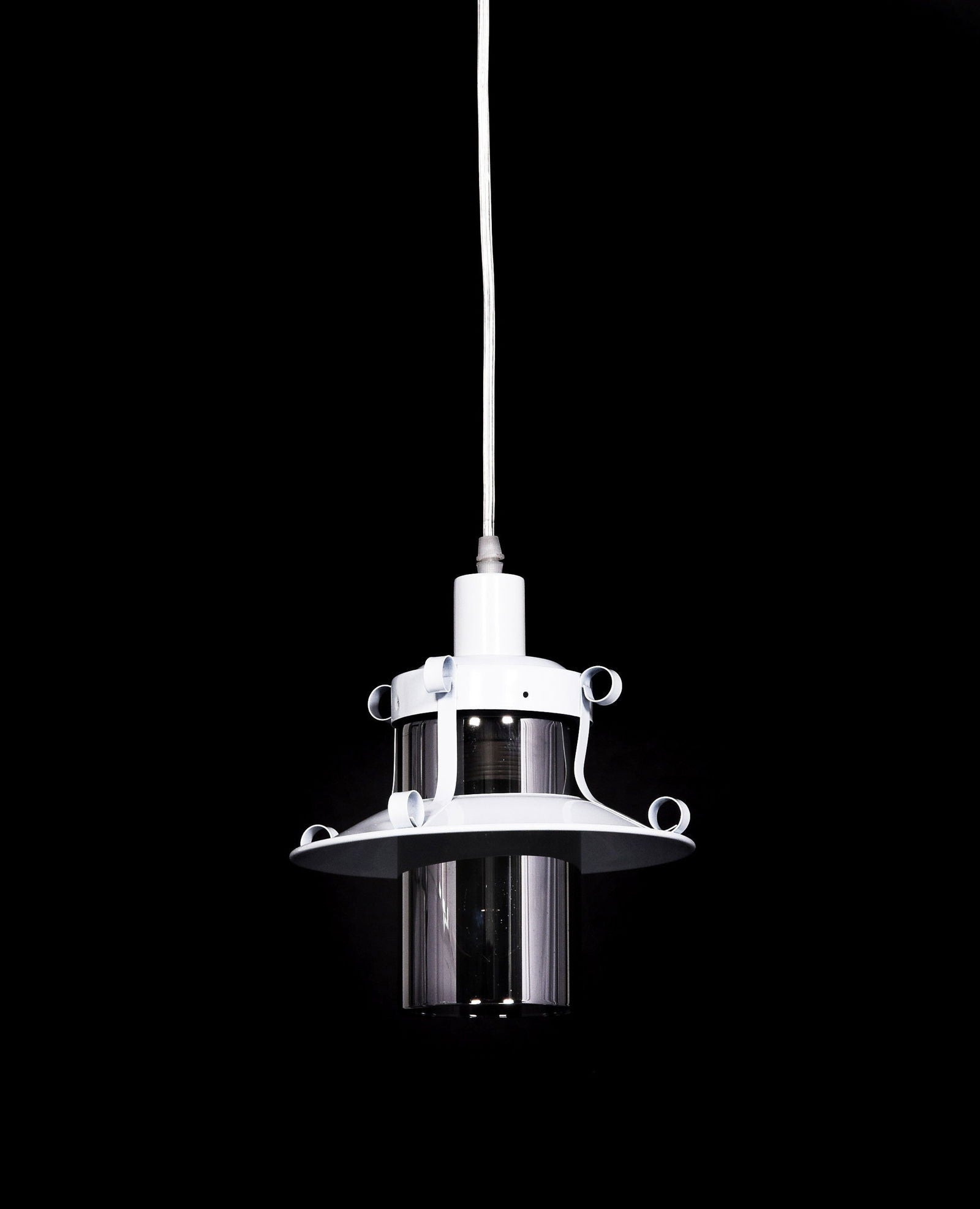 LAMPA WISZĄCA INDUSTRIALNA LOFT BIAŁA CAPRI W1