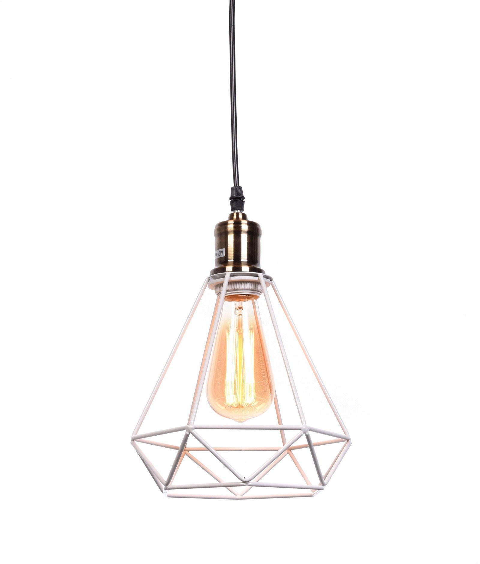 LAMPA WISZĄCA INDUSTRIALNA LOFT BIAŁA COBI