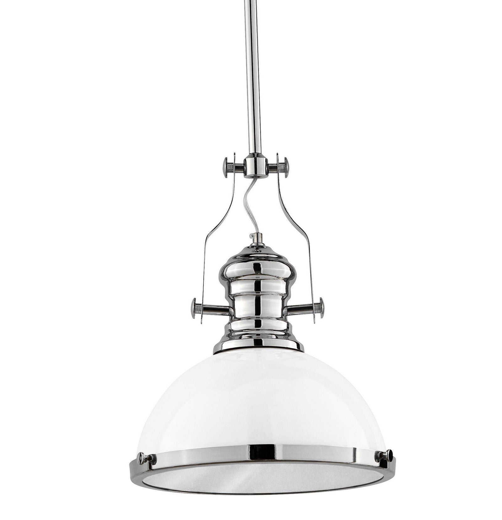 LAMPA WISZĄCA INDUSTRIALNA LOFT BIAŁA ETTORE