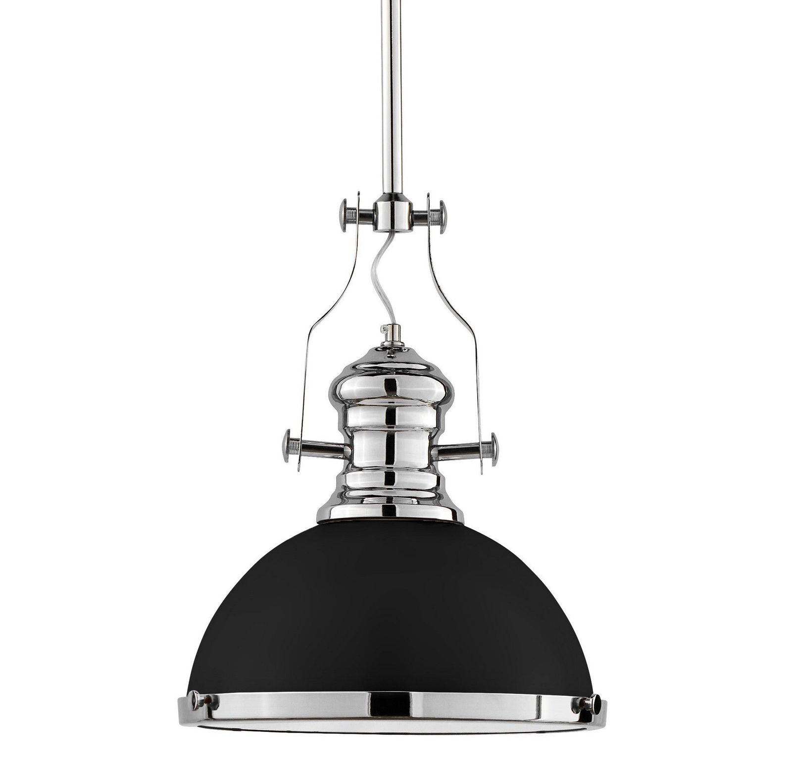 LAMPA WISZĄCA INDUSTRIALNA LOFT CZARNA ETTORE