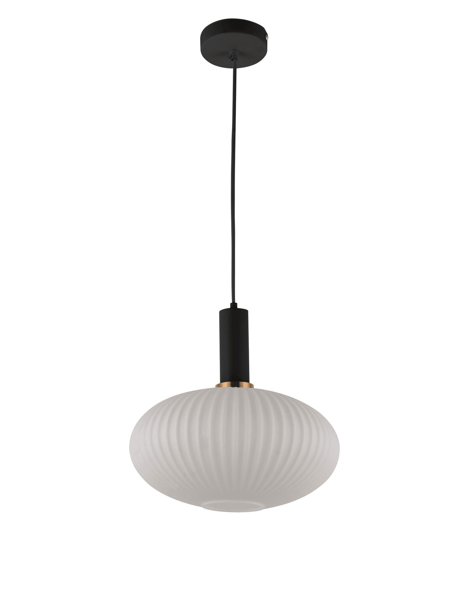 LAMPA WISZĄCA LOFT BIAŁO-CZARNA FLORI