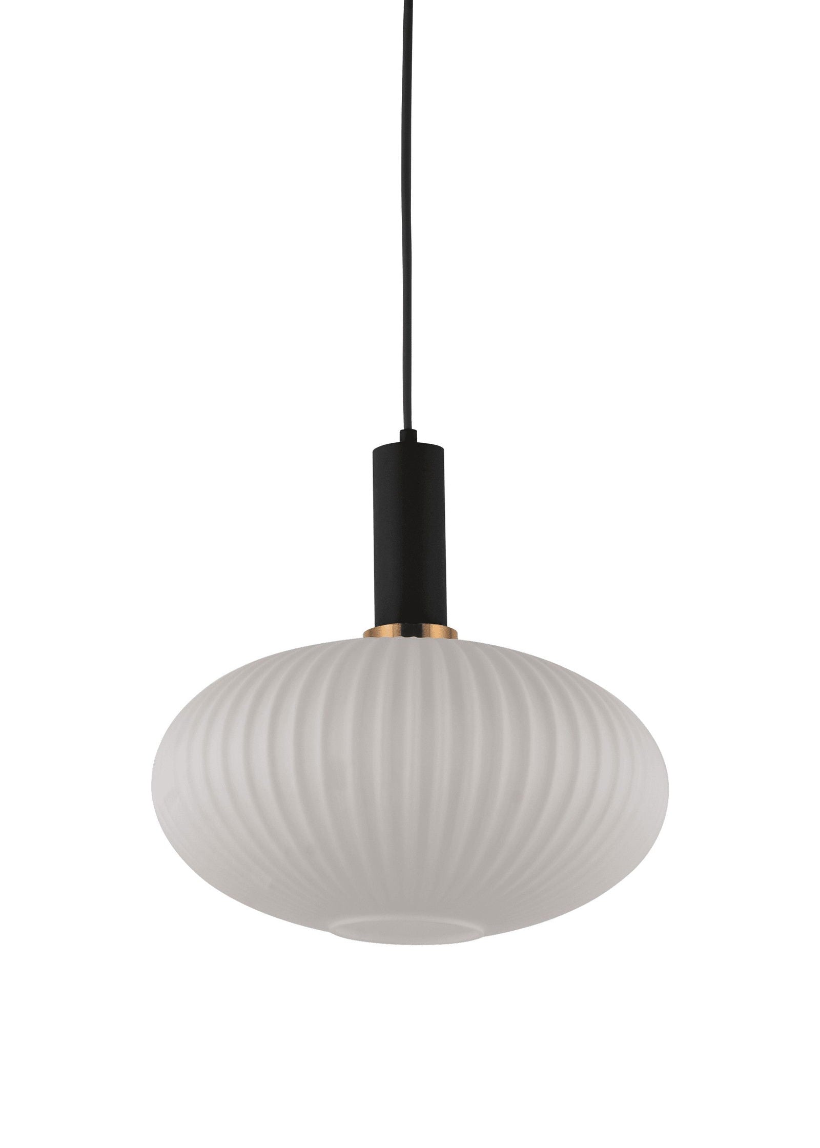 LAMPA WISZĄCA LOFT BIAŁO-CZARNA FLORI