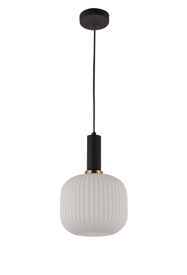 LAMPA WISZĄCA LOFT BIAŁO-CZARNA GATO