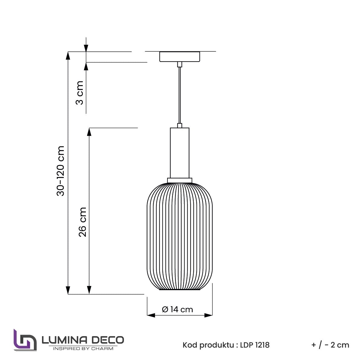 LAMPA WISZĄCA LOFT BIAŁO-CZARNA RICO