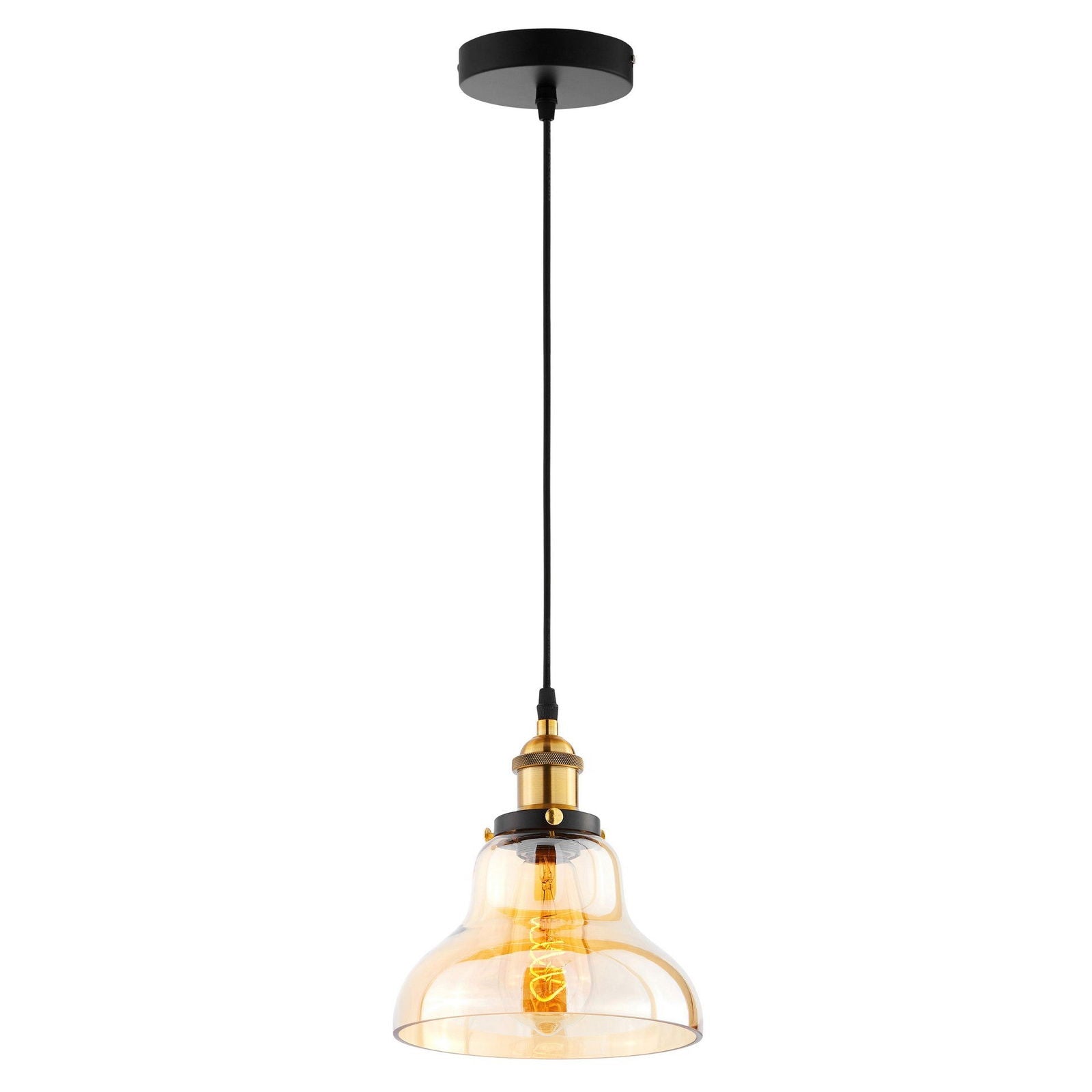 LAMPA WISZĄCA LOFT BURSZTYNOWA ZUBI