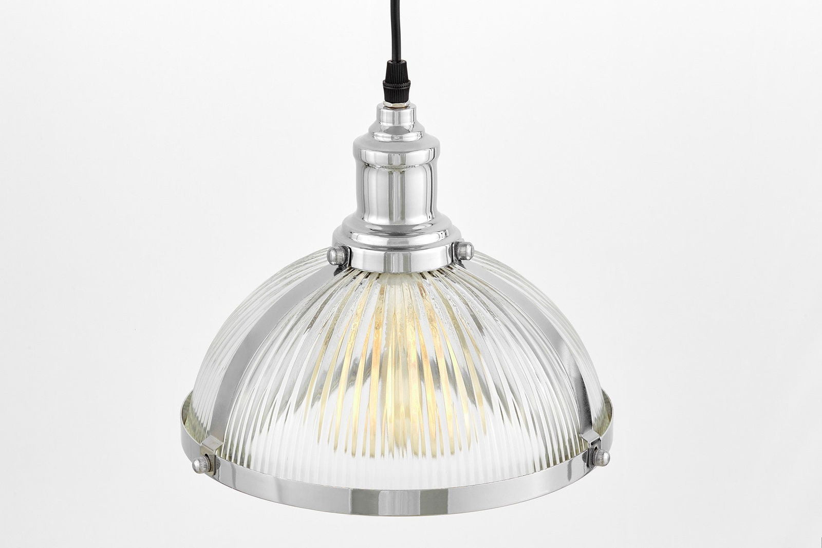 LAMPA WISZĄCA LOFT CHROMOWANA BRICO