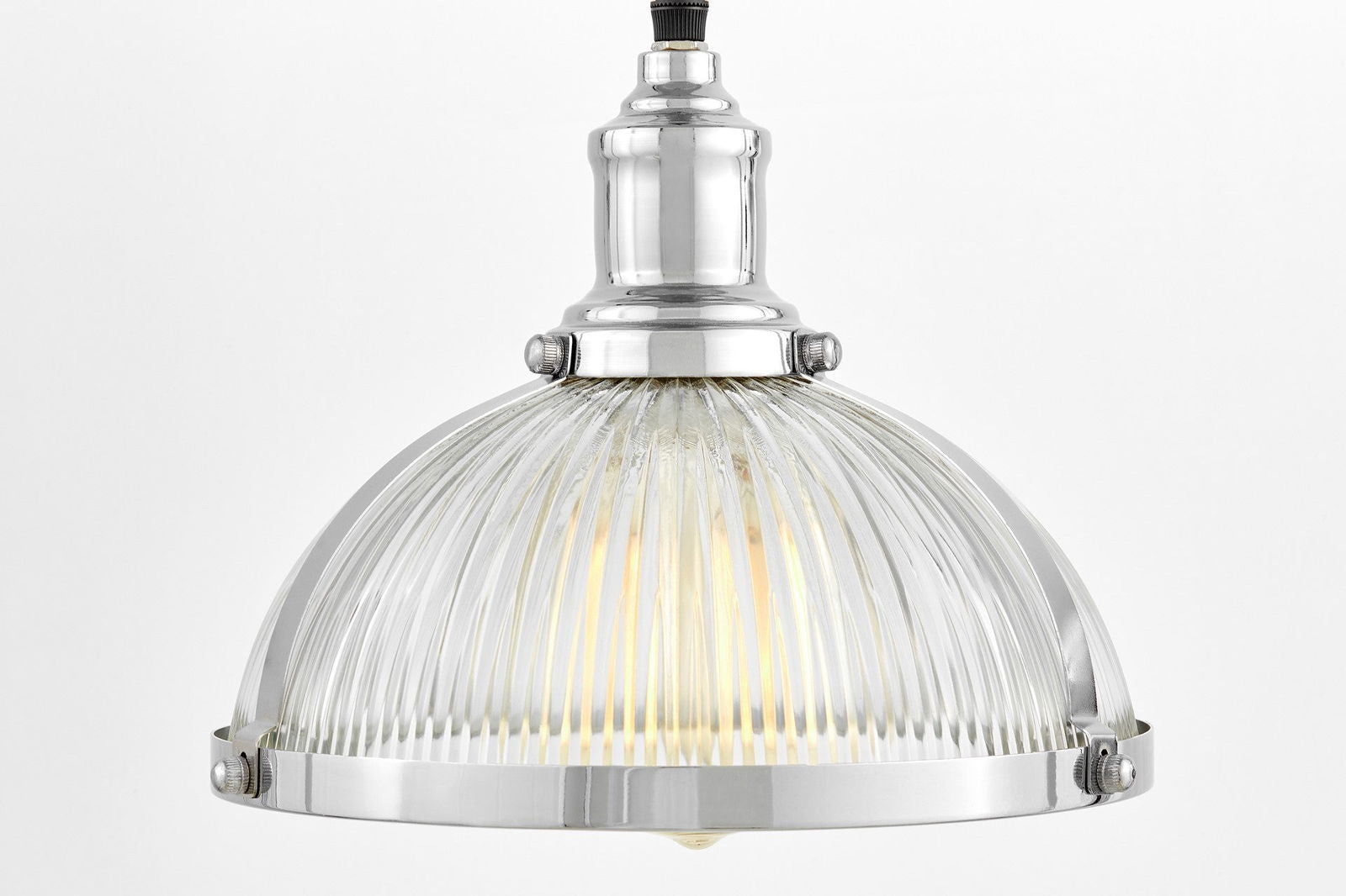 LAMPA WISZĄCA LOFT CHROMOWANA BRICO