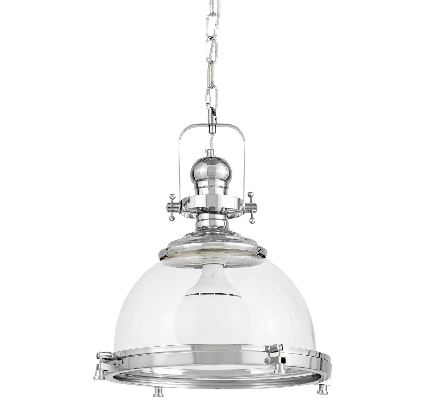 LAMPA WISZĄCA LOFT CHROMOWANA FALCO