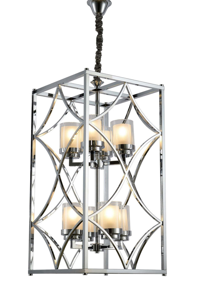 LAMPA WISZĄCA LOFT CHROMOWANA QUADRATO DUO