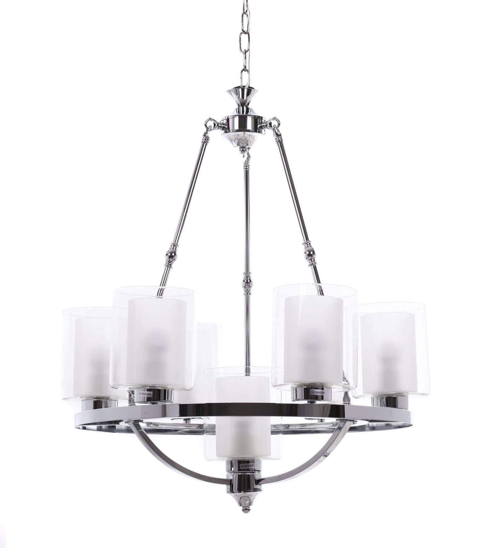 LAMPA WISZĄCA LOFT CHROMOWANA SANTINI W7