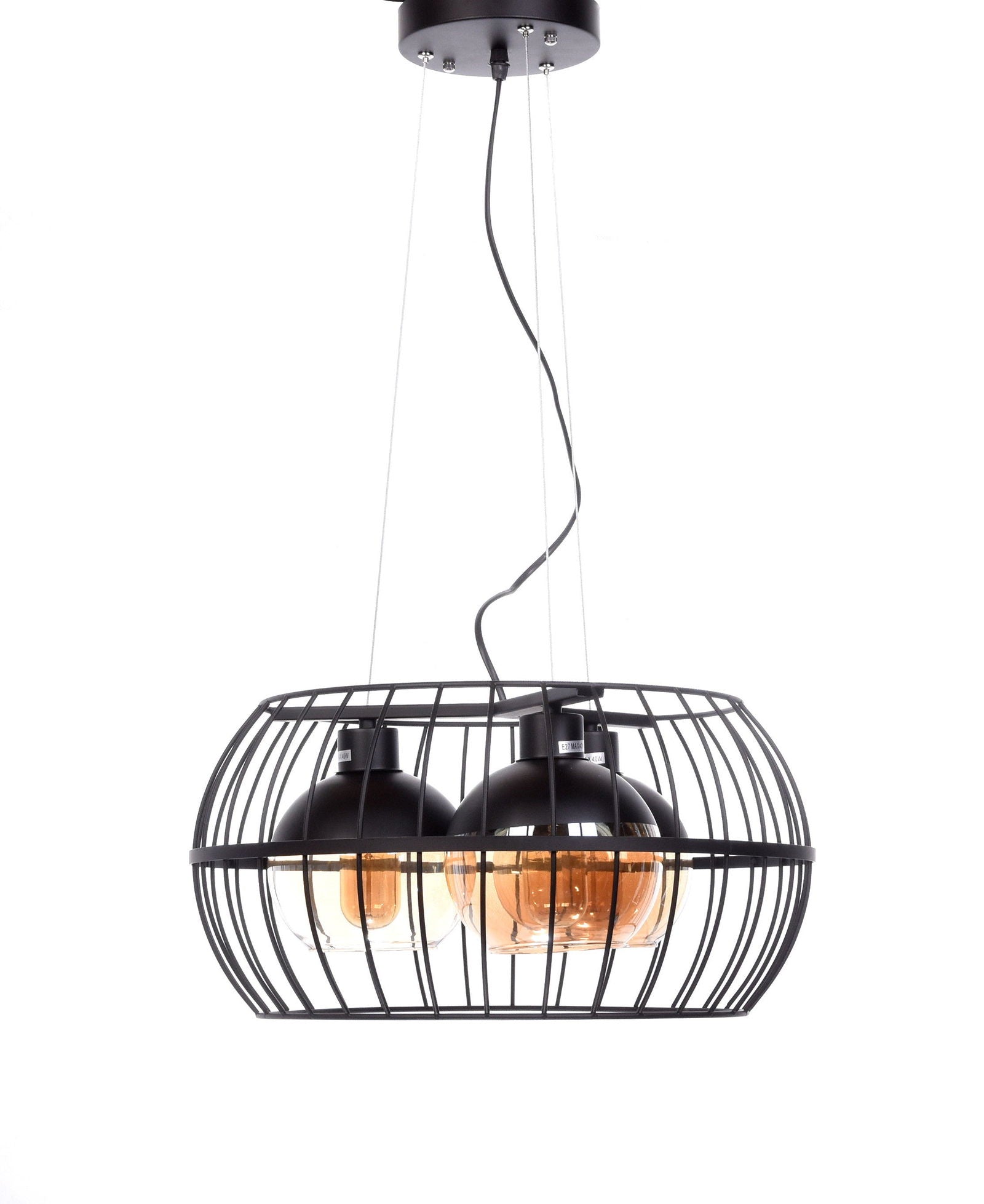 LAMPA WISZĄCA LOFT CZARNA OPTIS