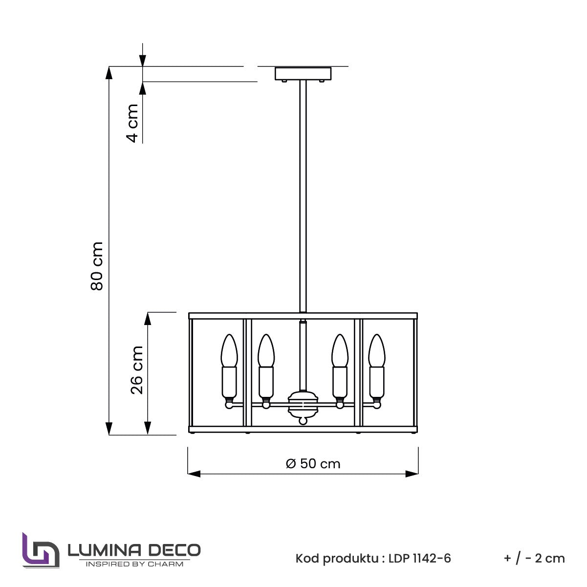 LAMPA WISZĄCA LOFT CZARNO-MOSIĘŻNA LORTON W6