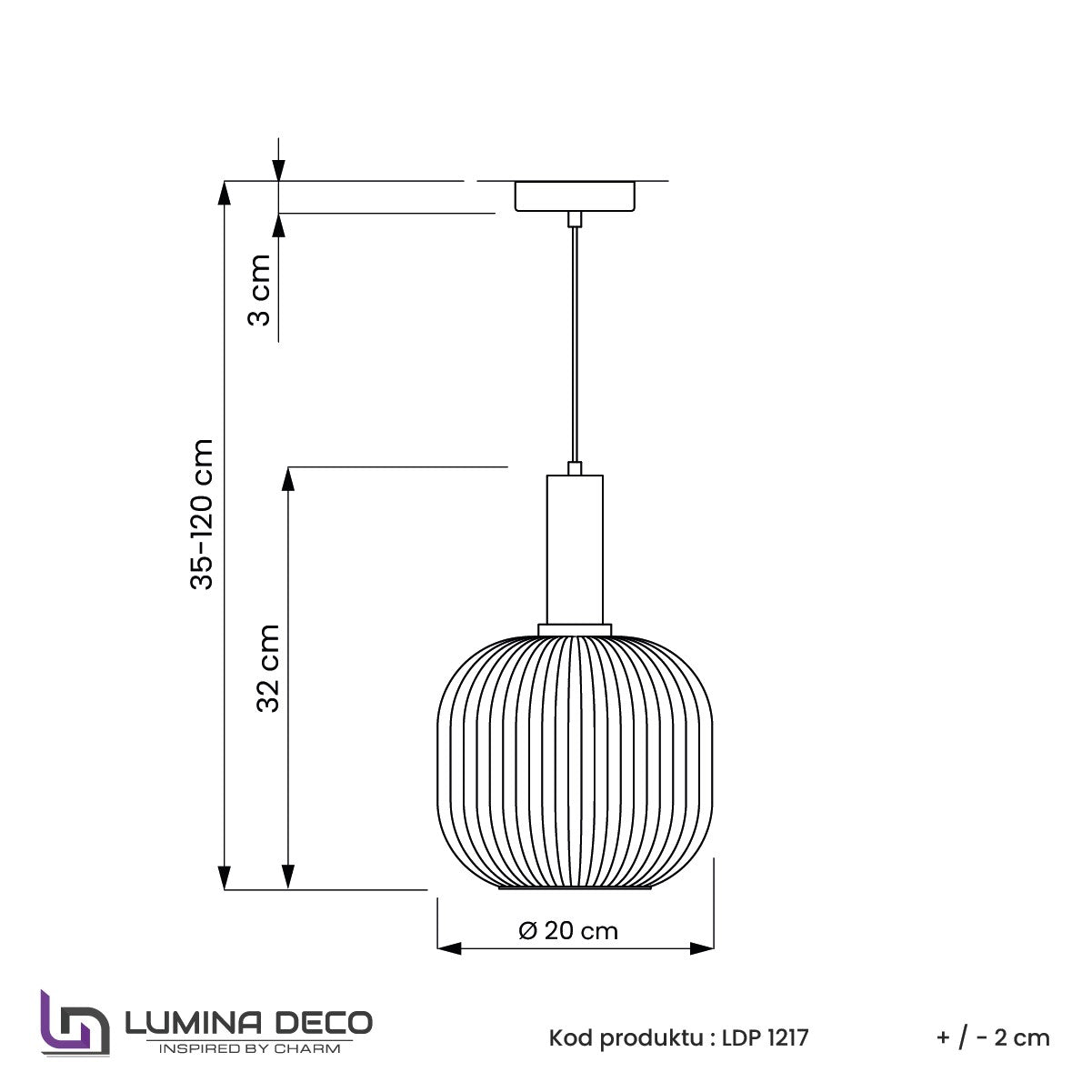 LAMPA WISZĄCA LOFT DYMIONA GATO