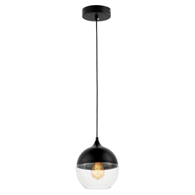 LAMPA WISZĄCA LOFT INDUSTRIALNA CZARNA ALBION NEW