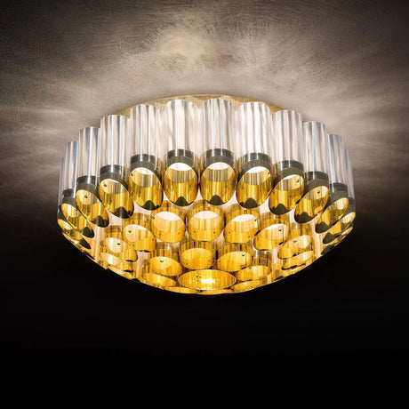 Lampa sufitowa Slamp Odeon Ceiling, złota, 65 cm