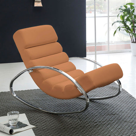 Leżanka Relax Lounger brązowy Wohnling / WL1.858