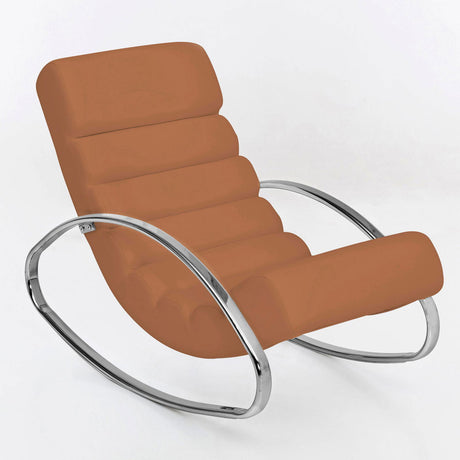 Leżanka Relax Lounger brązowy Wohnling / WL1.858