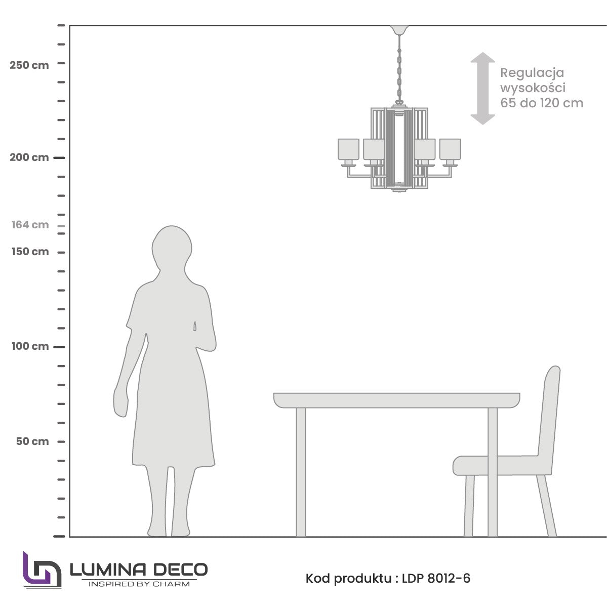 NOWOCZESNA LAMPA WISZĄCA CHROMOWANA MANHATTAN