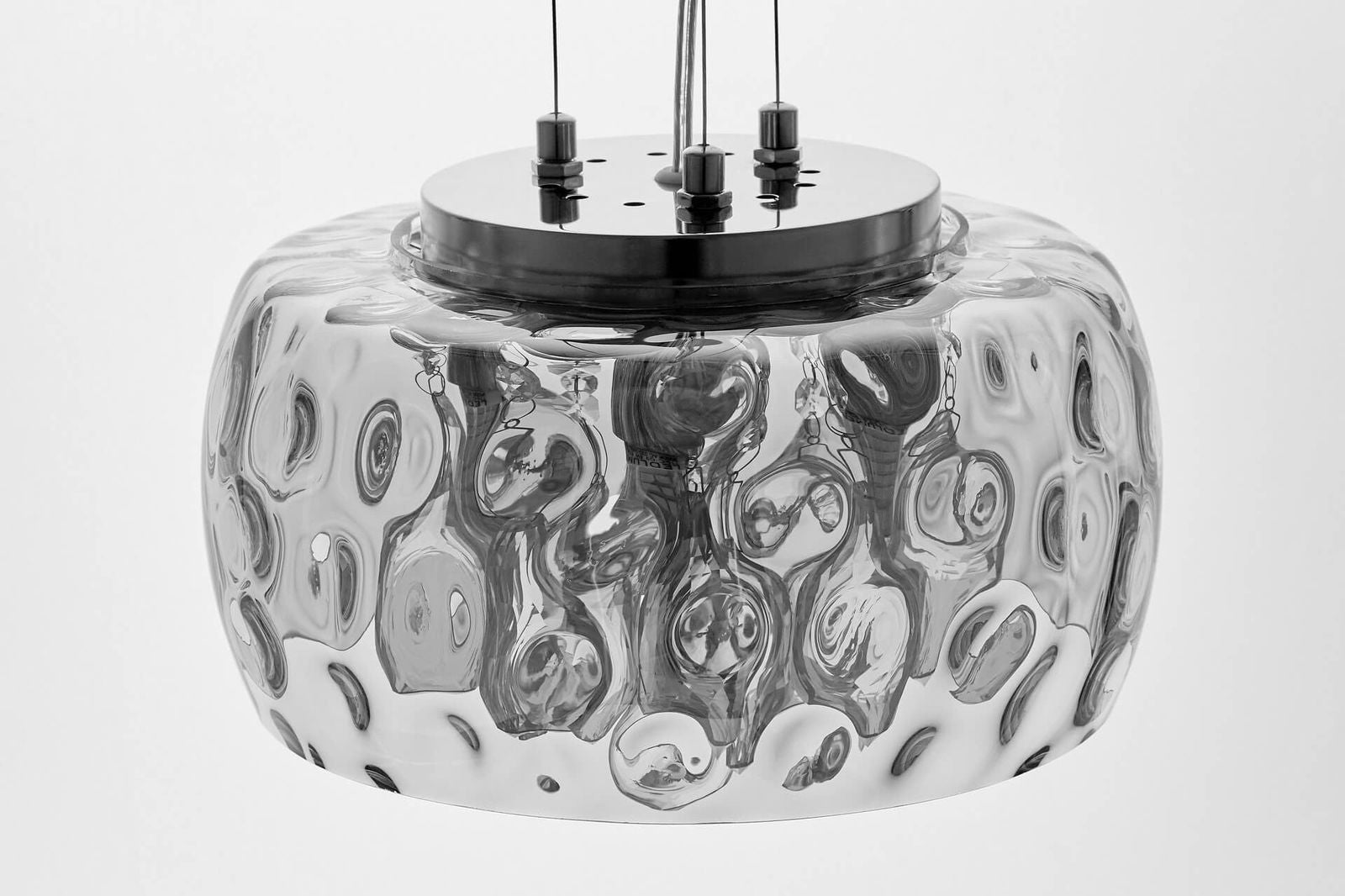 NOWOCZESNA LAMPA WISZĄCA CHROMOWANA RUBINA D30