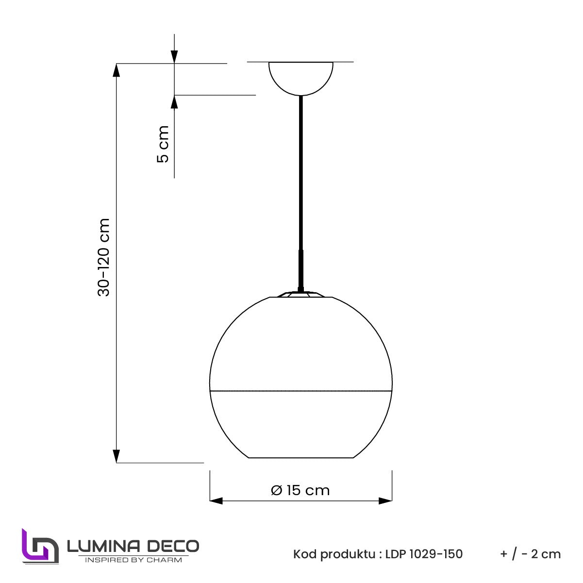 NOWOCZESNA LAMPA WISZĄCA CHROMOWANA VERONI D15