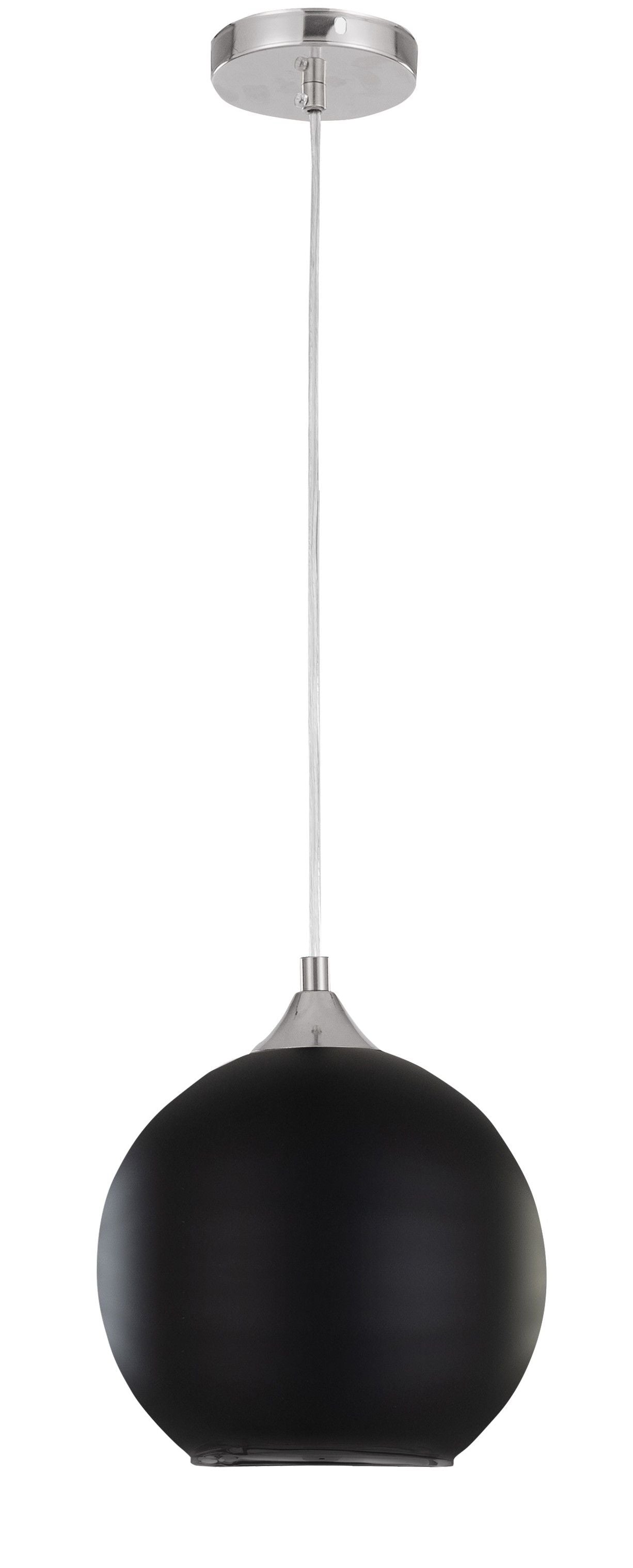 NOWOCZESNA LAMPA WISZĄCA CZARNA LOBOS D30