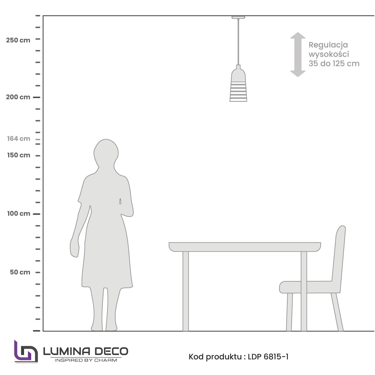 NOWOCZESNA LAMPA WISZĄCA SZKLANA ETRICA ZŁOTA