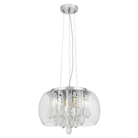 NOWOCZESNA LAMPA WISZĄCA TOSSO D40 CLEAR