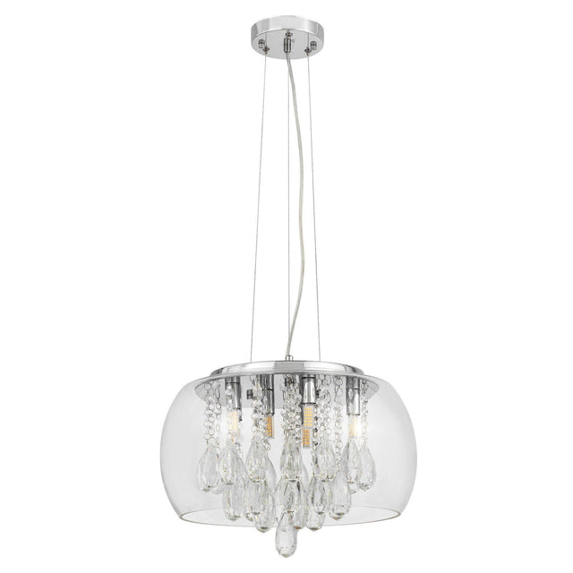 NOWOCZESNA LAMPA WISZĄCA TOSSO D40 CLEAR