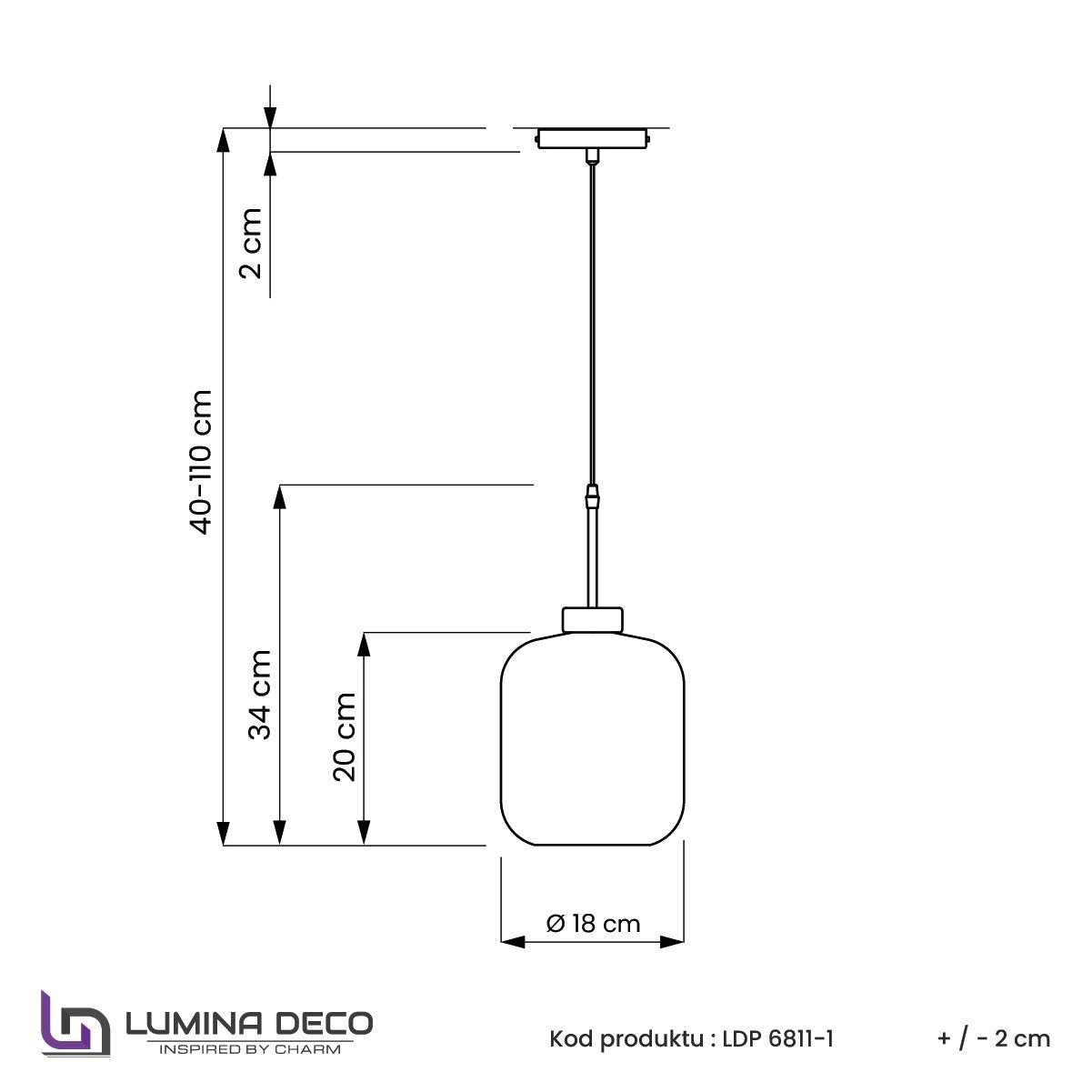 NOWOCZESNA LAMPA WISZĄCA ZWIS CHROMOWANA ALACOSMO W1