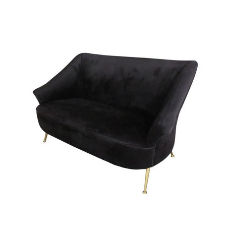 SOFA BLACK VELVET / ART