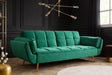 SOFA BONTIQUE SZMARAGDOWO ZIELONY AKSAMIT / 40566 / INVICTA INTERIOR