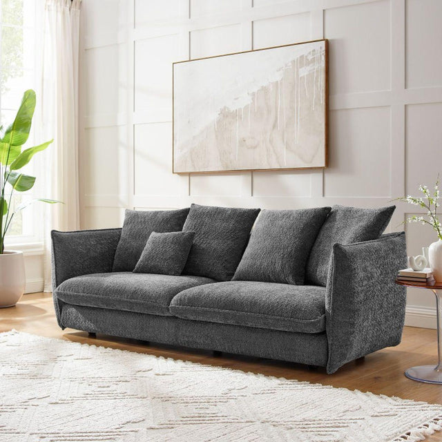 SOFA COCOONIG SZARA 228 CM / 43441 / INVICTA INTERIOR