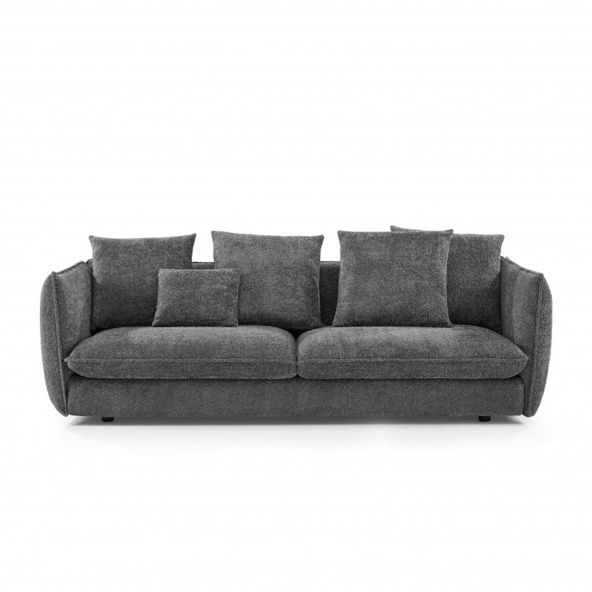 SOFA COCOONIG SZARA 228 CM / 43441 / INVICTA INTERIOR