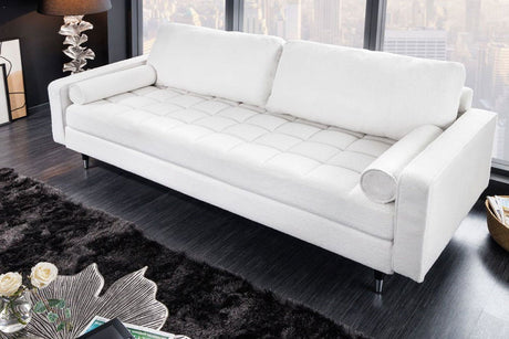 SOFA COZY VELVET BIAŁA  / 42703 / INVICTA INTERIOR