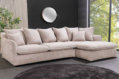 SOFA NAROŻNA HEAVEN BEŻOWA / 44187 / INVICTA INTERIOR